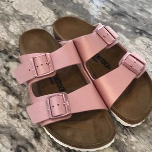 Rose Gold Birkenstock’s